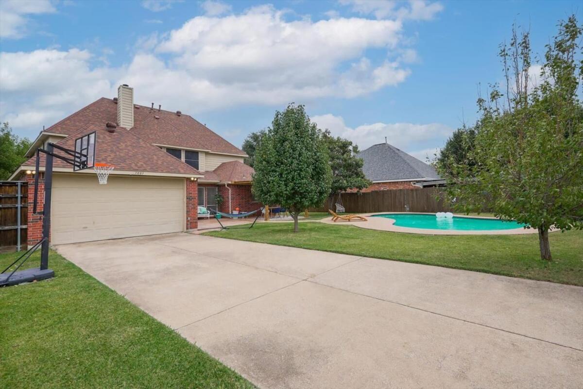 6Br 3,5Ba Home Pool, Hot Tub, Game Room -16 Guests Sachse Exterior photo